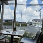 trattoria casa mia - 店内からの景色