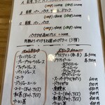 trattoria casa mia - メニュー