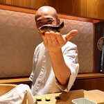 銀座 しのはら - 鮎の握り