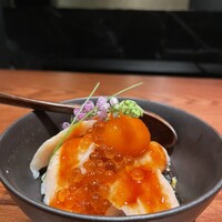 鳥さと 別邸 - ささみ、きんかんユッケ丼