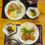 鳥兵 - 恵那鶏のももバター定食 1,550円