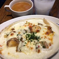 渋谷アチェーゾ - 彩り野菜とキーマカレードリア　1,100円