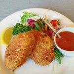 洋食屋みさわ - カニクリームコロッケ。とっても好みー！♥
