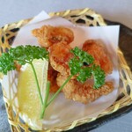 洋食屋みさわ - たこの唐揚げ。ビールと合う！旨し！