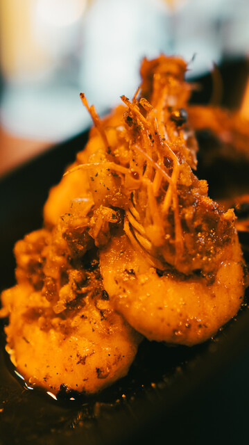 Herbbutter Garlic shrimp