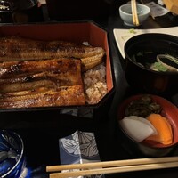 菊屋 - 国産鰻重　肝吸い付き