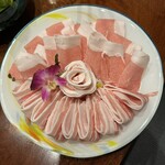 個室しゃぶしゃぶ 金しし - 金アグー豚二種【バラ、ロース150g】