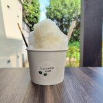 ごへいやcafe たちの - かき氷(桃)