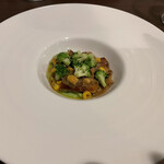 Teze - 1万円コース フォアグラとブロッコリー