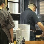 独酌　三四郎 - 焼き場アップ