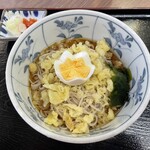 橋一 - 冷やしたぬきそば550円