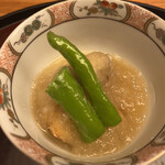 日本料理 太月 - 量少なめコース２５３００円。甘鯛と石川小芋 揚げ出し。贅沢な揚げ出しですね♩