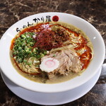 自家製麺 ら～めん かり屋 - 濃厚煮干しカレー担々麺
