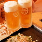 Nan Iwa No Okono Miyaki Jiro - 生ビールで乾杯！