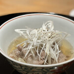 まき村 - 10品目　近江牛の出汁シャブ　