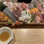 おさかなや 和樽 - マグロあご肉はごま油塩で