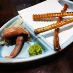 うなぎ 魚政 - 骨煎餅