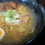 ぶたいち - ホタテだし塩ラーメン・小豚丼セット　１２７０円　2014.4