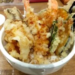 庄屋 鶴岡站前店 - 天丼のハーフ
