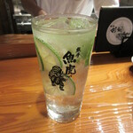 魚虎 - 替玉チューハイ・注ぎ足し 450円