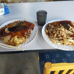 ジャンボお好み焼 みゆき - みゆきモダン 二分割