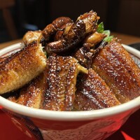 炭焼 うな富士 有楽町店 - 立派なプリプリの肝がけっこう入ってる、肝入りは限定なのでお早めに
