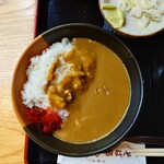 やぶ善 - 真っ赤な"福神漬"も嬉しい存在。