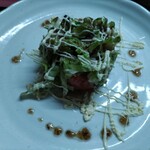 味の蔵どんつく - ナスとトマトのサラダ