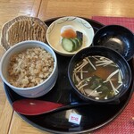 ステーキレストランそうま - 和膳(ガーリックライス)