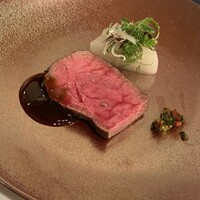 ザ・ガーデンオリエンタル・大阪 - 肉料理「牛ロースの網焼き」