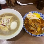 ヌードル＆スパイスカレー 今日の1番 - 朝限定セット　¥1,000-(税込)