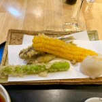 酒処 やまね - 夏野菜の天麩羅