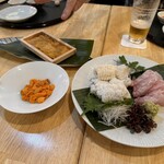 酒処 やまね - ウニの食べ比べと鱧