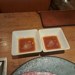 焼肉うしごろ - 大判サーロインのポン酢です。