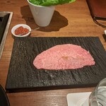 焼肉うしごろ - 佐賀県産の上ミスジです。