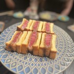 焼肉うしふじ - ヒレカツサンド