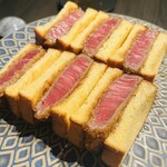 焼肉うしふじ - ヒレカツサンド