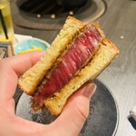 焼肉うしふじ - ヒレカツサンド