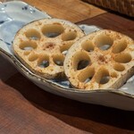 Moegi - 本日のヒット 「加賀蓮根」大きくてしかも味が濃い (*´ч`*) ｳﾝﾏ