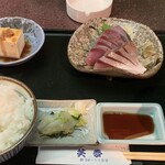 笑夢 - はまち刺身の定食