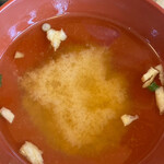 定食屋 六宝亭 - 味噌汁