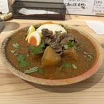スパイスカレー あかつ亭 - ◾️大根と鯖のカレー¥1.100
      ◾️砂肝マサラ¥330
      ◾️卵のピクルス¥110
      　　　　　　　　　　　総計¥1.540