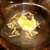 日本料理 山崎 - 鱧すり身、蓴菜