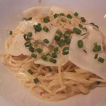 陽の楽屋 - ランチのパスタ　この日は「ひらひら大根のツナマヨパスタ」
