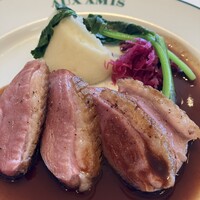 ブラッスリーオザミ 東京スカイツリータウン･ソラマチ店 - 鴨ムネ肉のロースト 赤ワインソース