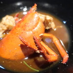 鉄板焼 石狩 - オマール海老で出汁とった汁物 2024.8月