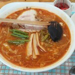 古澤ラーメン - 大辛ラーメン(大盛)辛いが、上を行く旨さ‼️…‥