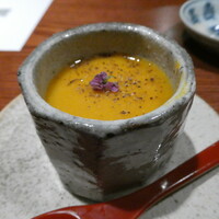 鳥さと 別邸 - もろこし茶わん蒸し