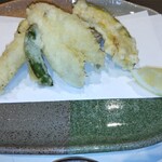 瀬戸内味覚処 芸州 本店 - 鱚と夏野菜天麩羅