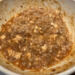 蝋燭屋 プレミア - 焼きチーズ麻婆麺 倍辛1,500円
      チーズトッピング200円
      痺れ激増し100円
      小ライス100g 120円